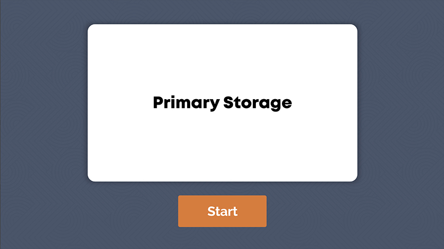Primary Storage
